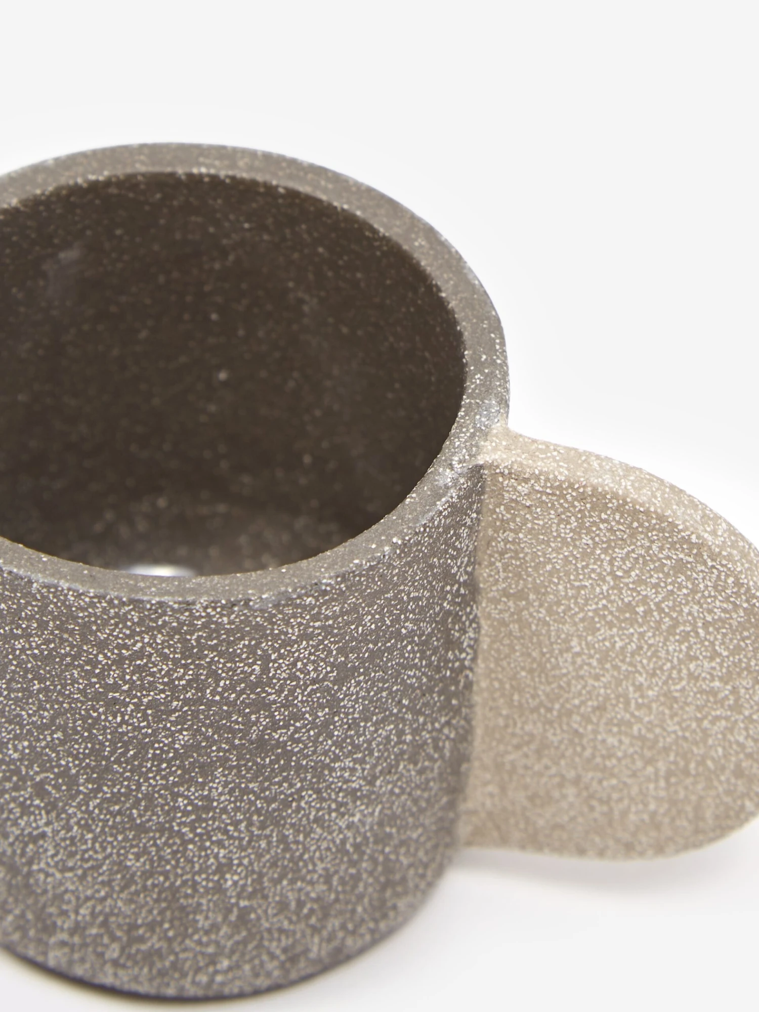 Brutes Ceramics Handmade Espresso Cup - Dark Grey 4 Brutes Ceramics Handmade Espresso Cup - Dark Grey - Image 2