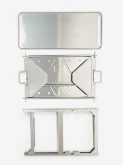 Snow Peak Takibi Solo Fire Pit And Grill - Silver -Quality Home Furnishings Store 78314 SNOW PEAK TAKIBI SOLO FIRE PIT AND GRILL SILVER SS22 GOODHOOD 171452 2fead360 6da3 47bf b7b3 25fd9afae75c