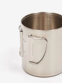 Snow Peak Stainless Vacuum Double Wall 450 Mug - Silver -Quality Home Furnishings Store 78316 SNOW PEAK STAINLESS VACUUM DOUBLE WALL 450 MUG SILVER SS22 GOODHOOD 171400