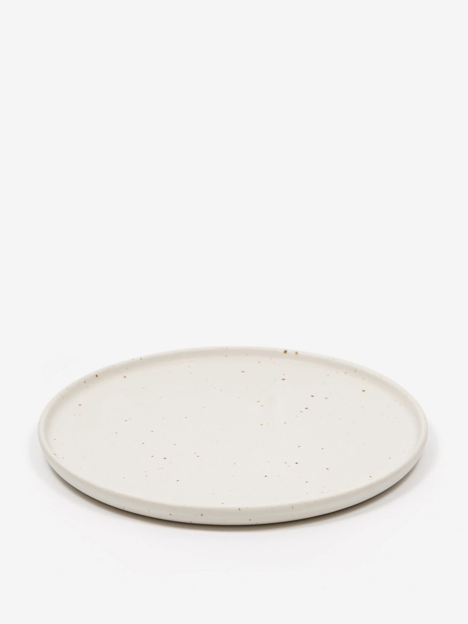 DOR & TAN Everyday Dinner Plate - Speckled White 6 DOR & TAN Everyday Dinner Plate - Speckled White - Image 4