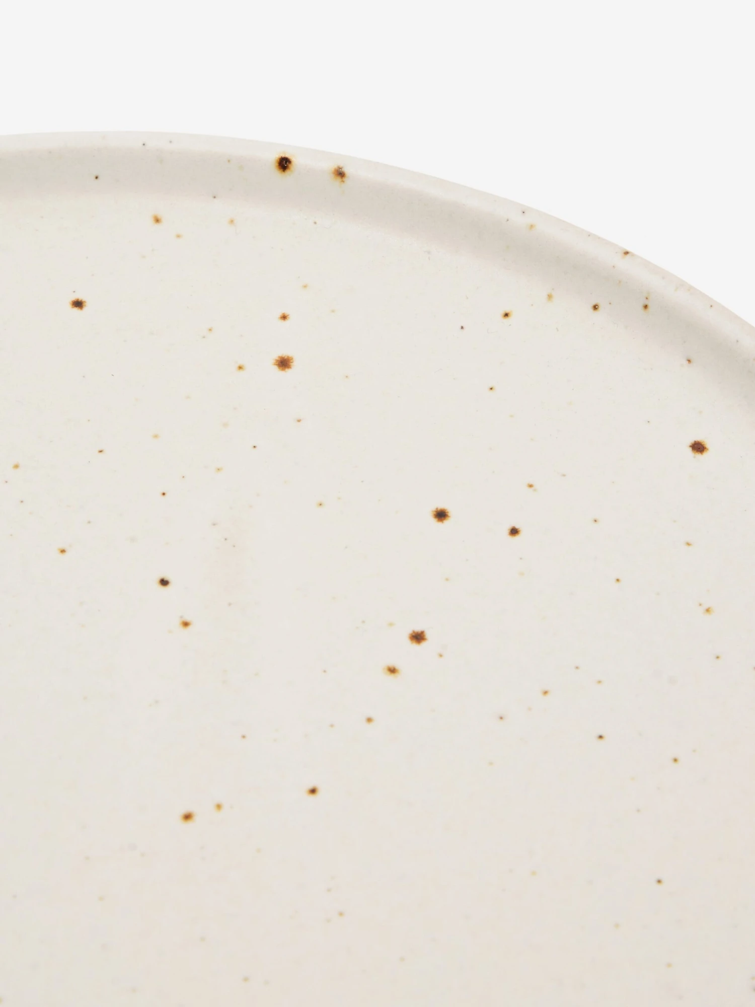 DOR & TAN Everyday Dinner Plate - Speckled White 5 DOR & TAN Everyday Dinner Plate - Speckled White - Image 3