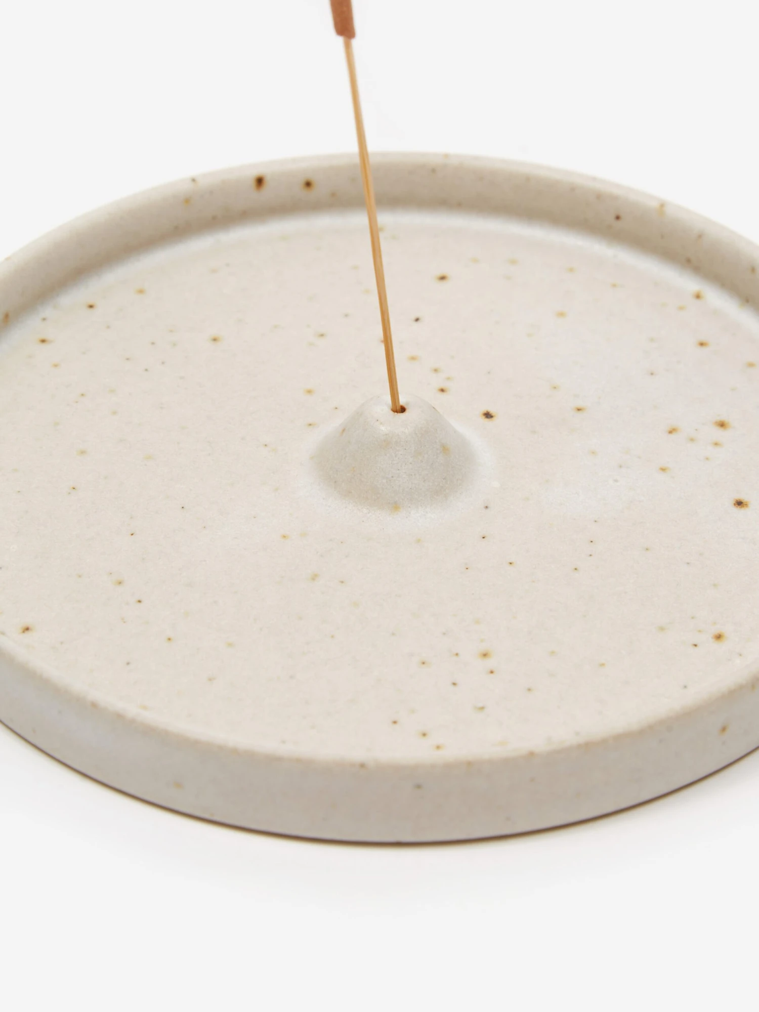 DOR & TAN Incense Holder - Speckled White 5 DOR & TAN Incense Holder - Speckled White - Image 3