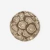 Mellow Ceramic Whirl Plate - Dark Brown 1 Mellow Ceramic Whirl Plate - Dark Brown -Quality Home Furnishings Store 78582 F MELLOW CERAMIC WHRIL PLATE DARK BROWN AW22 GOODHOOD
