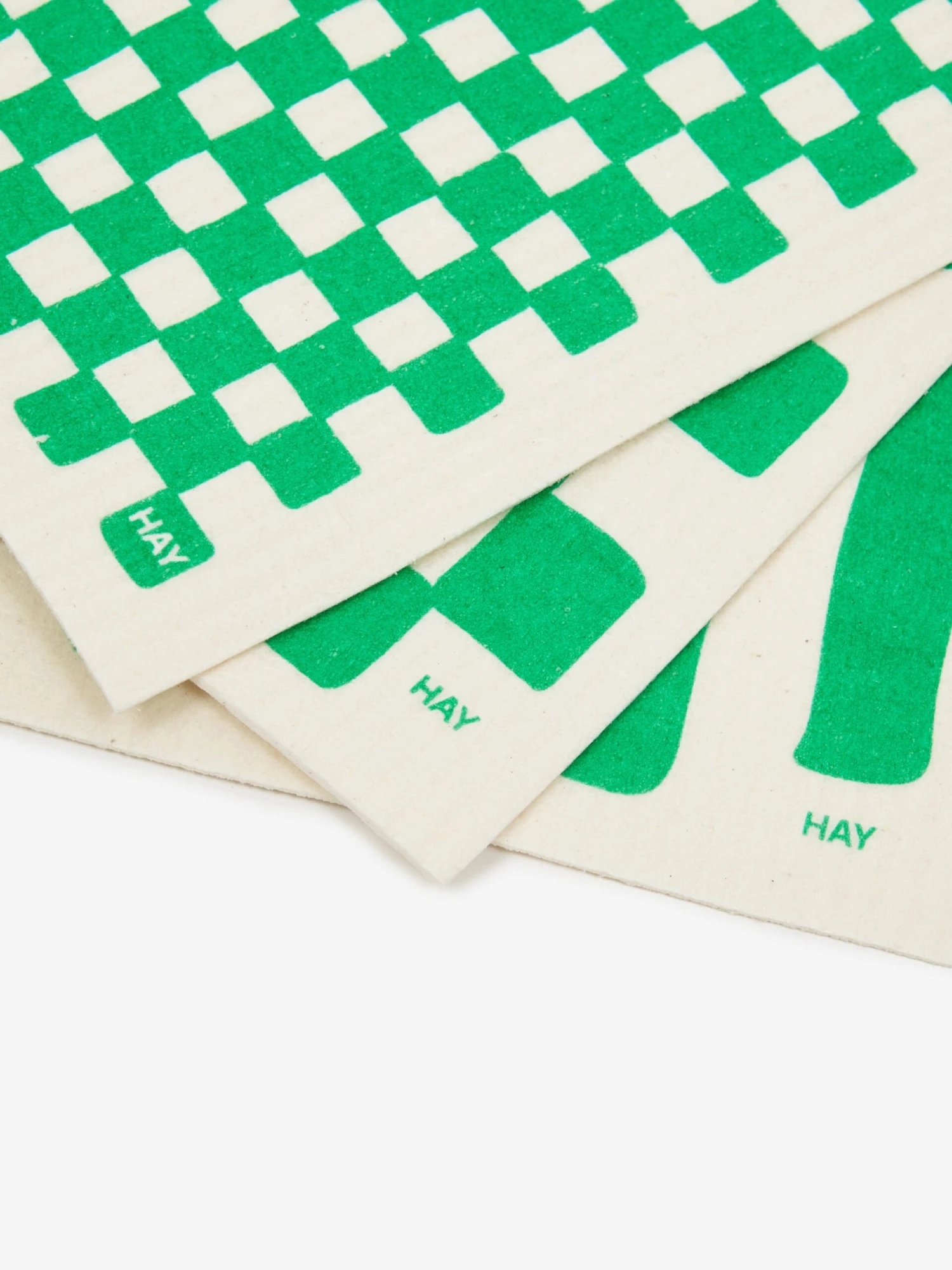 HAY Sponge Dish Cloth Set Of 3 - White 4 HAY Sponge Dish Cloth Set Of 3 - White - Image 2