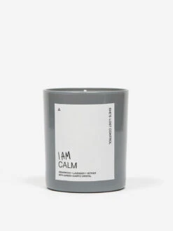 She's Lost Control I Am Calm Candle - Blue