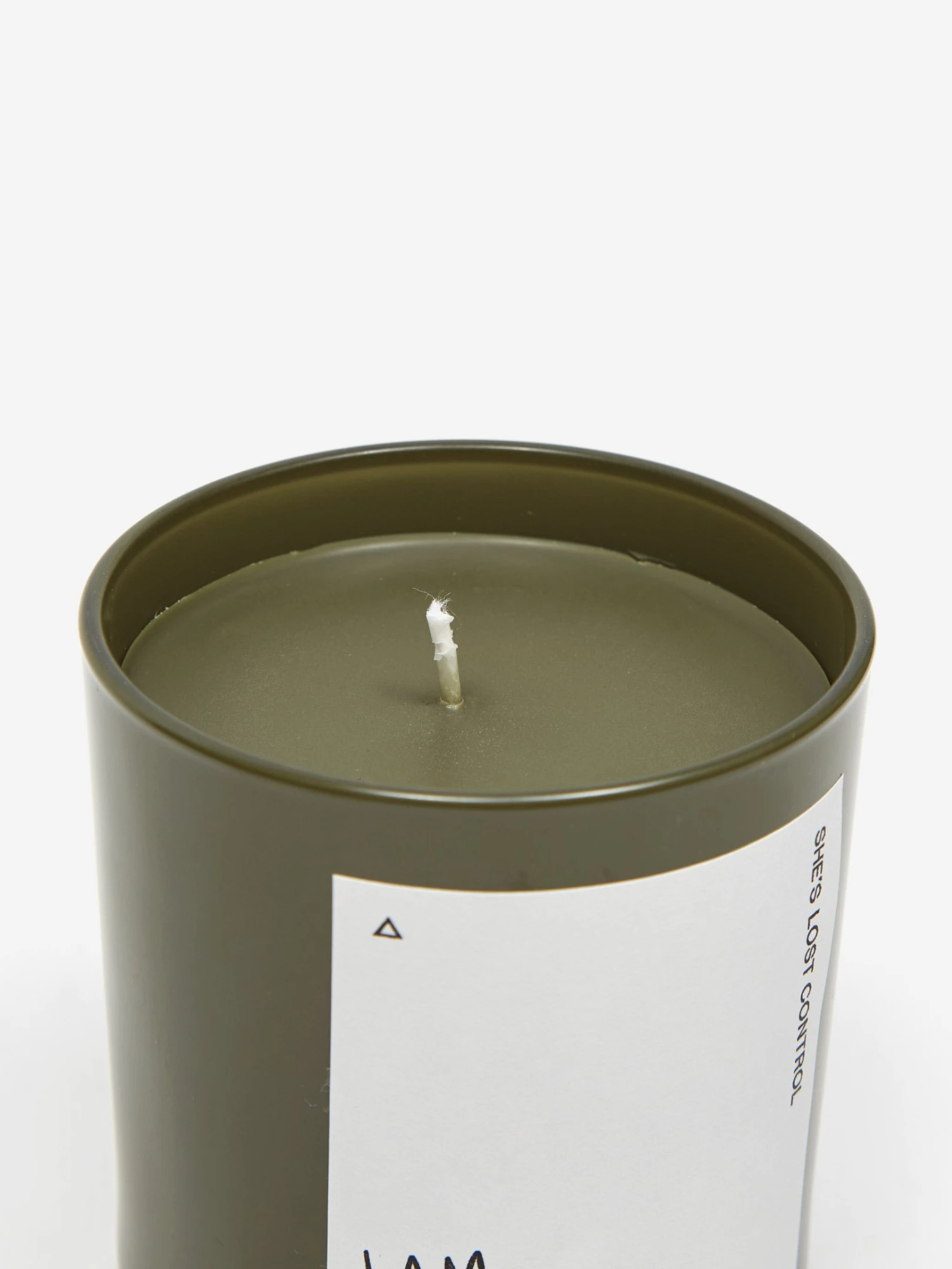 She's Lost Control I Am Protected Candle - Green 4 She's Lost Control I Am Protected Candle - Green - Image 2