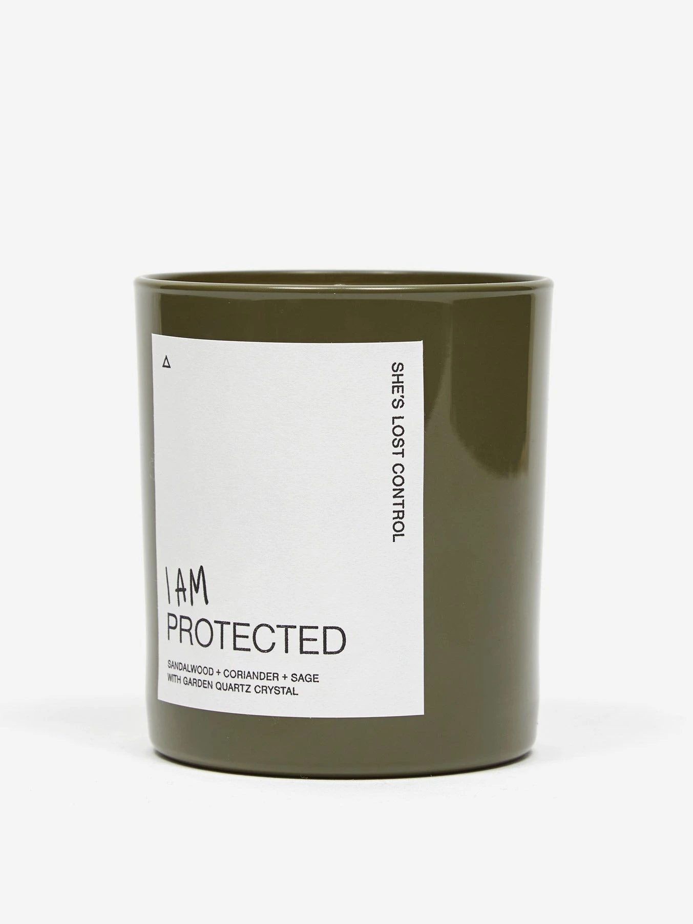 She's Lost Control I Am Protected Candle - Green 5 She's Lost Control I Am Protected Candle - Green - Image 3