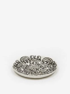 Rittle King Handmade Cake Plate - White -Quality Home Furnishings Store 84925 F RITTLE KING HANDMADE CAKE PLATE WHITE AW22 GOODHOOD 1