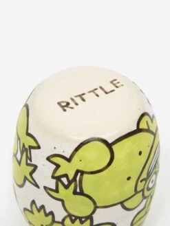 Rittle King Handmade Frog Vase - White -Quality Home Furnishings Store 84926 F RITTLE KING HANDMADE FROG VASE WHITE AW22 GOODHOOD 3