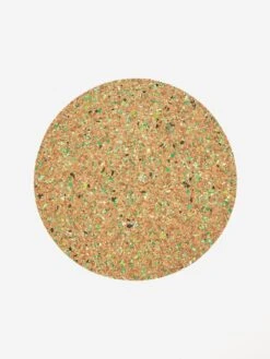 Yod And Co Speckled Cork Placemat 30cm - Green