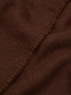 HAY Mono Wool Blanket 130cm X 180cm - Chocolate -Quality Home Furnishings Store 87477 F HAY MONO WOOL BLANKET 130CM X 180CM CHOCOLATE AW22 GOODHOOD 15129