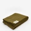 HAY Mono Wool Blanket 130cm X 180cm - Olive -Quality Home Furnishings Store 87479 F HAY MONO WOOL BLANKET 130CM X 180CM OLIVE AW22 GOODHOOD 15124