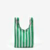 BAGGU Baby Baggu - Pink Green Awning Stripe 1 BAGGU Baby Baggu - Pink Green Awning Stripe -Quality Home Furnishings Store 89858 F BAGGU BABY BAGGU PINK GREEN AWNING STRIPE SS23 GOODHOOD 173791