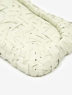 Space Available Upcycled Plastic Woven Tray - White -Quality Home Furnishings Store 89935 F SPACE AVAILABLE UPCYCLED PLASTIC WOVEN TRAY WHITE SS23 GOODHOOD 25619