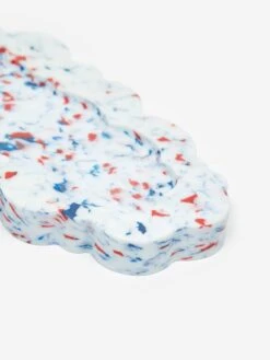 Space Available Upcycled Plastic Clouded Tray - White -Quality Home Furnishings Store 89939 F SPACE AVAILABLE UPCYCLED PLASTIC CLOUDED TRAY WHITE SS23 GOODHOOD 25609