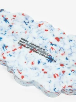 Space Available Upcycled Plastic Clouded Tray - White -Quality Home Furnishings Store 89939 F SPACE AVAILABLE UPCYCLED PLASTIC CLOUDED TRAY WHITE SS23 GOODHOOD 25611