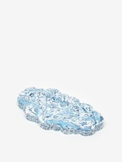 Space Available Upcycled Plastic Clouded Tray - Blue Wave