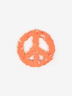 Space Available Upcycled Plastic Peace Coaster - Set Of 4 - Orange -Quality Home Furnishings Store 89943 F SPACE AVAILABLE UPCYCLED PLASTIC PEACE COASTER SET OF 4 ORANGE SS23 GOODHOOD 25599