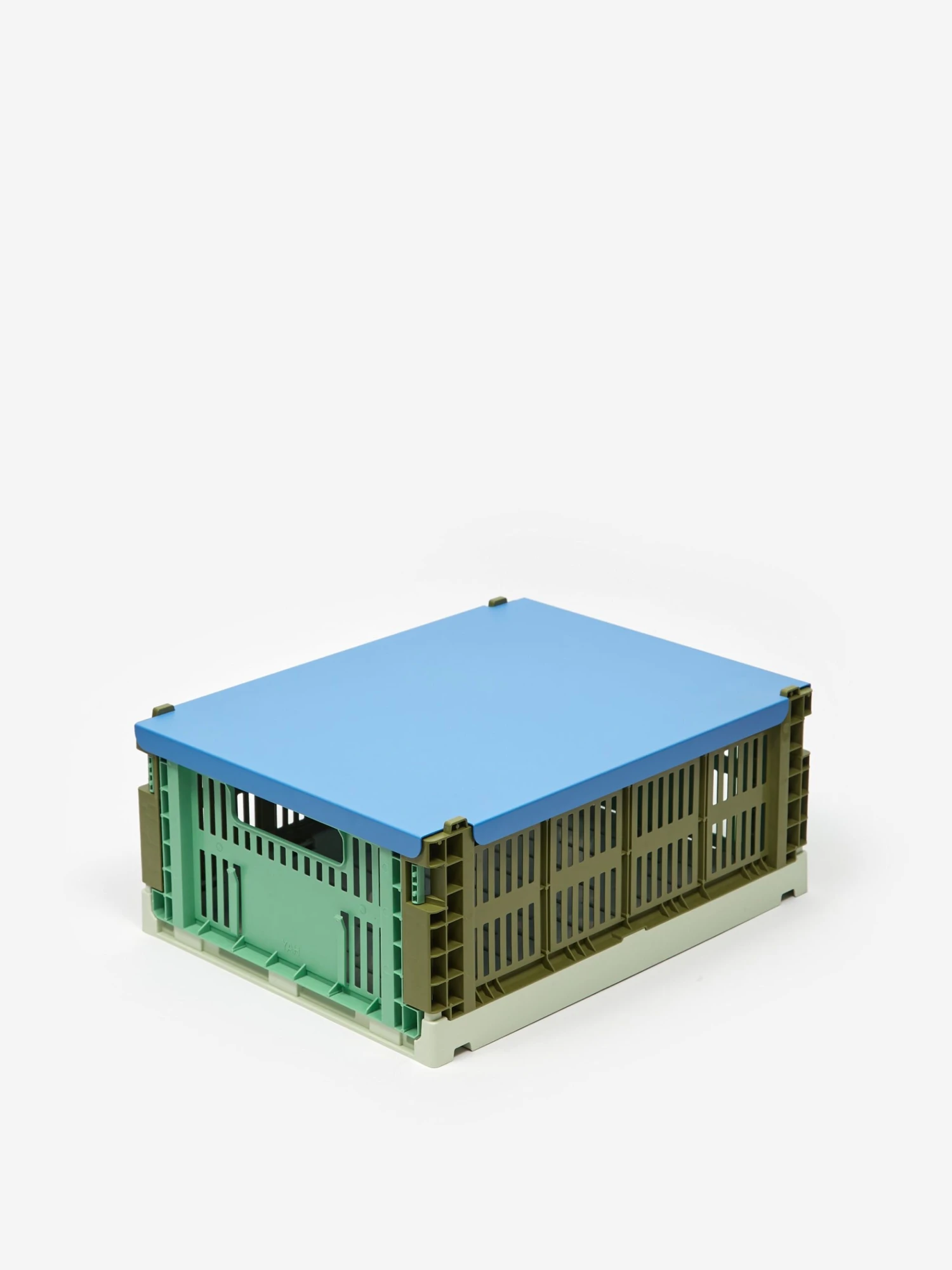 HAY Colour Crate Lid Medium - Electric Blue 4 HAY Colour Crate Lid Medium - Electric Blue - Image 2