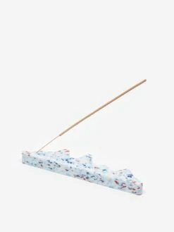 Space Available Upcycled Plastic Melting Incense Holder - White Multi