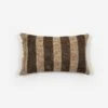 Soosumsee Mini Linen Hand Printed Cushion - Stripe -Quality Home Furnishings Store 90609 F SOOSUMSEE MINI LINEN HAND PRINTED CUSHION STRIPE SS23 GOODHOOD 22387