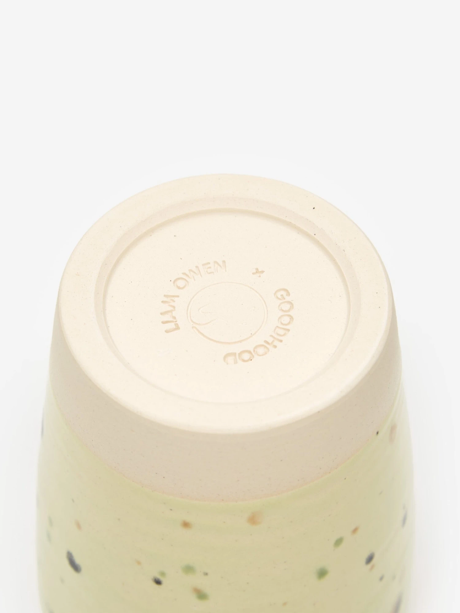 Liam Owen Lichen Glaze Handmade Tumbler - Green 6 Liam Owen Lichen Glaze Handmade Tumbler - Green - Image 4