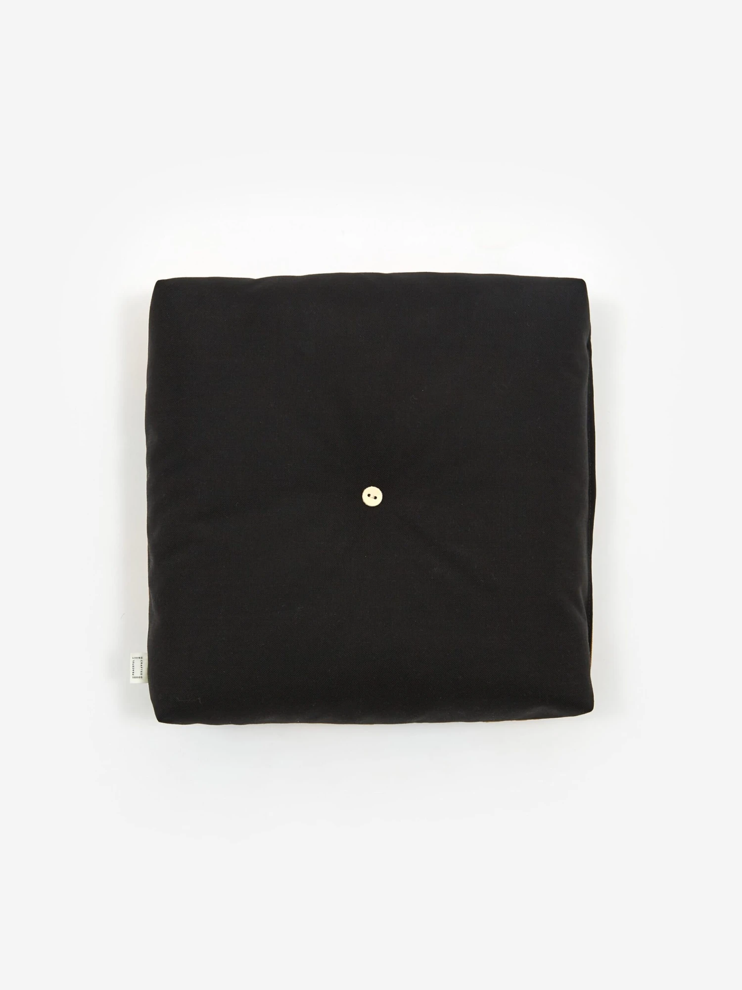 Peace Cabin Checkerboard Floor Cushion - Brown/Olive 7 Peace Cabin Checkerboard Floor Cushion - Brown/Olive - Image 5