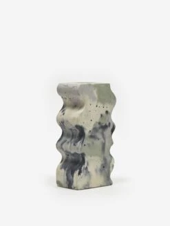 Smith And Goat X Goodhood Concrete Wavy Vase - Green And Lilac -Quality Home Furnishings Store 93260 F SMITH AND GOAT X GOODHOOD CONCRETE WAVY VASE GREEN AND LILAC SS23 GOODHOOD 35050