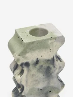Smith And Goat X Goodhood Concrete Wavy Vase - Green And Lilac -Quality Home Furnishings Store 93260 F SMITH AND GOAT X GOODHOOD CONCRETE WAVY VASE GREEN AND LILAC SS23 GOODHOOD 35052
