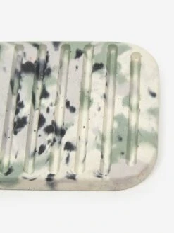 Smith And Goat X Goodhood Concrete Soap Tray - Green And Lilac 11 Smith And Goat X Goodhood Concrete Soap Tray - Green And Lilac -Quality Home Furnishings Store 93261 F SMITH AND GOAT X GOODHOOD CONCRETE SOAP TRAY GREEN AND LILAC SS23 GOODHOOD 35018