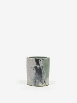 Smith And Goat X Goodhood Small Concrete Plant Pot - Green And Lilac -Quality Home Furnishings Store 93272 F SMITH AND GOAT X GOODHOOD SMALL CONCRETE PLANT POT GREEN AND LILAC SS23 GOODHOOD 35053