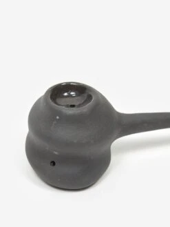 High Minds Handmade Ceramic Single Chamber Pipe - Charcoal -Quality Home Furnishings Store 93274 F HIGH MINDS HANDMADE CERAMIC SINGLE CHAMBER PIPE CHARCOAL SS23 GOODHOOD 33193