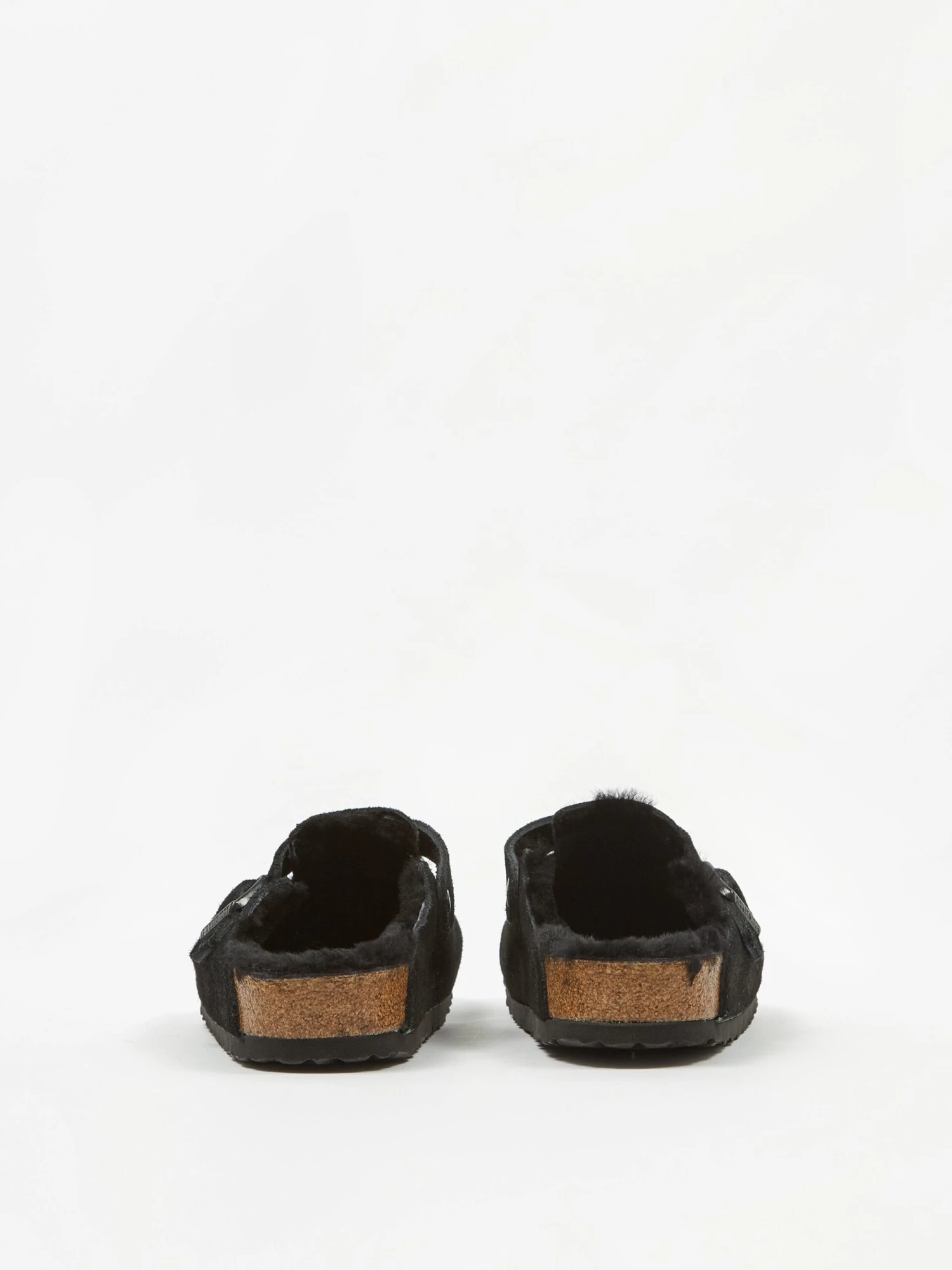 Birkenstock Boston Fur W - Black 6 Birkenstock Boston Fur W - Black - Image 4