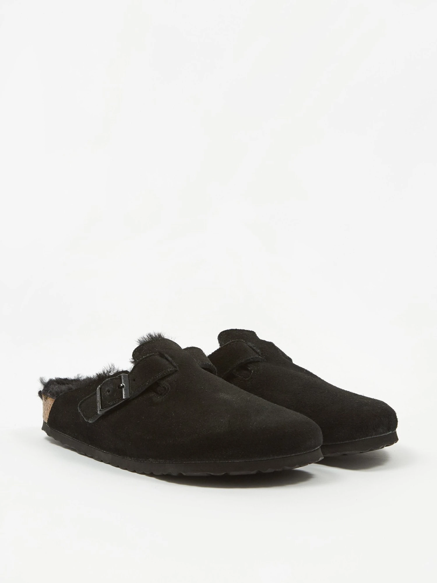 Birkenstock Boston Fur W - Black 8 Birkenstock Boston Fur W - Black - Image 6