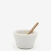 Broste Copenhagen Marina Bowl With Spoon - Marble/Mango Wood -Quality Home Furnishings Store BROSTE COPENHAGEN MARINA BOWL WITH SPOON MARBLEMANGO WOOD AW23 GOODHOOD