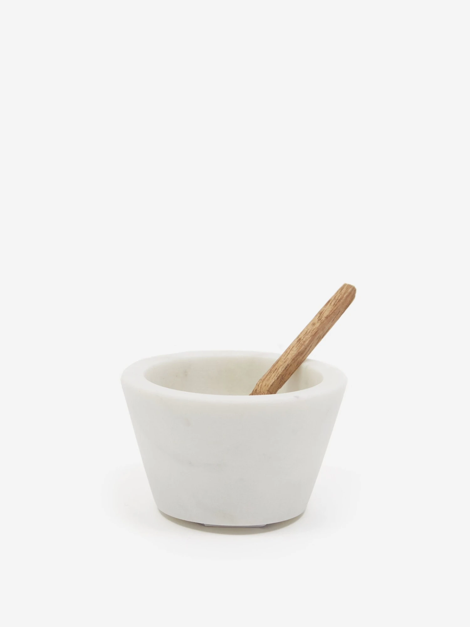 Broste Copenhagen Marina Bowl With Spoon - Marble/Mango Wood 3 Broste Copenhagen Marina Bowl With Spoon - Marble/Mango Wood