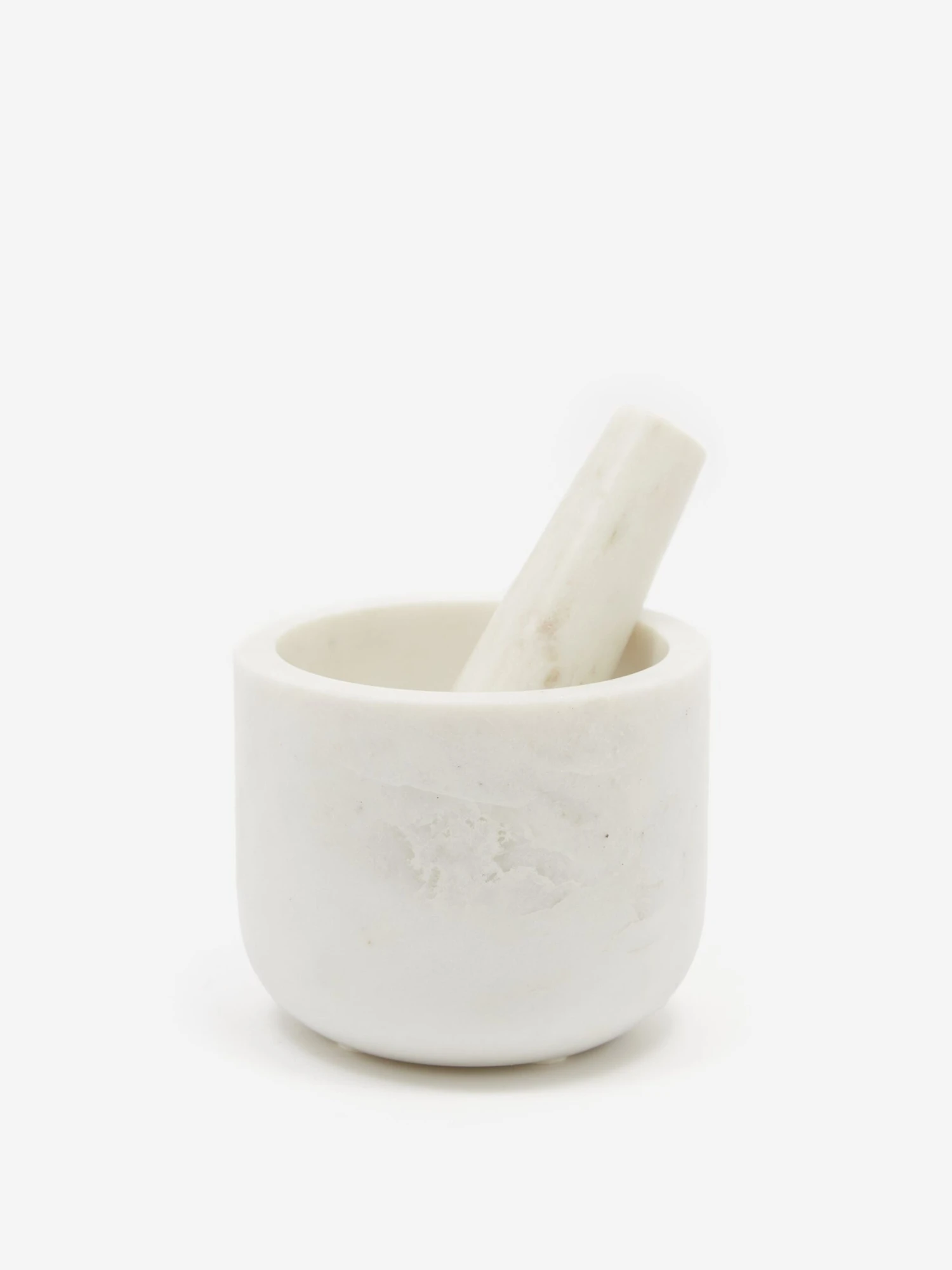 Broste Copenhagen Marina Pestle And Mortar - White Marble 3 Broste Copenhagen Marina Pestle And Mortar - White Marble