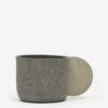 Brutes Ceramic Handmade Large Wide Mug - Dark Grey -Quality Home Furnishings Store BRUTES CERAMIC HANDMADE LARGE WIDE MUG DARK GREY SS23 GOODHOOD 36965