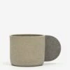 Brutes Ceramic Handmade Large Wide Mug - Light Grey -Quality Home Furnishings Store BRUTES CERAMIC HANDMADE LARGE WIDE MUG LIGHT GREY SS23 GOODHOOD 36974