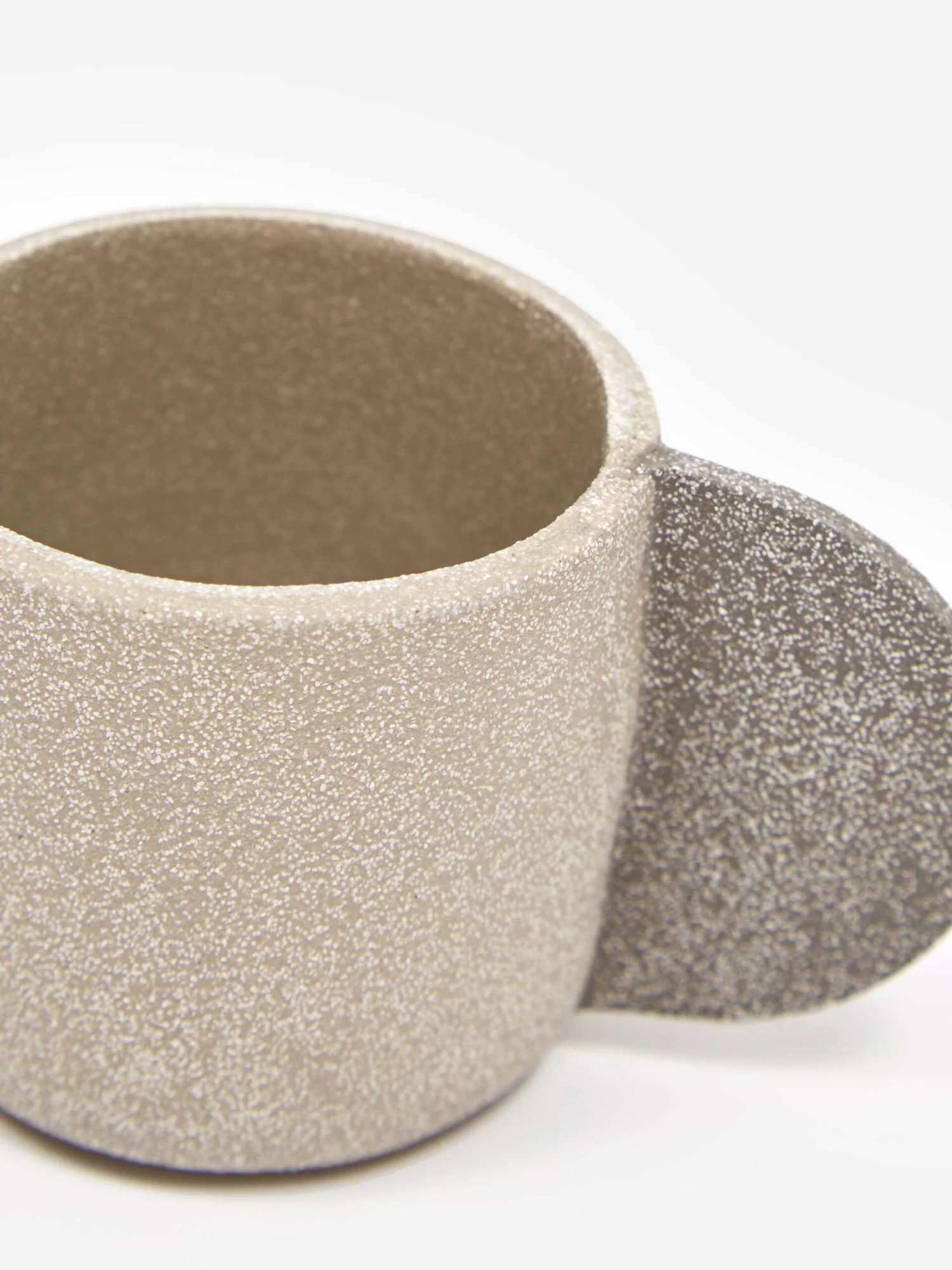 Brutes Ceramics Handmade Espresso Cup - Light Grey 4 Brutes Ceramics Handmade Espresso Cup - Light Grey - Image 2