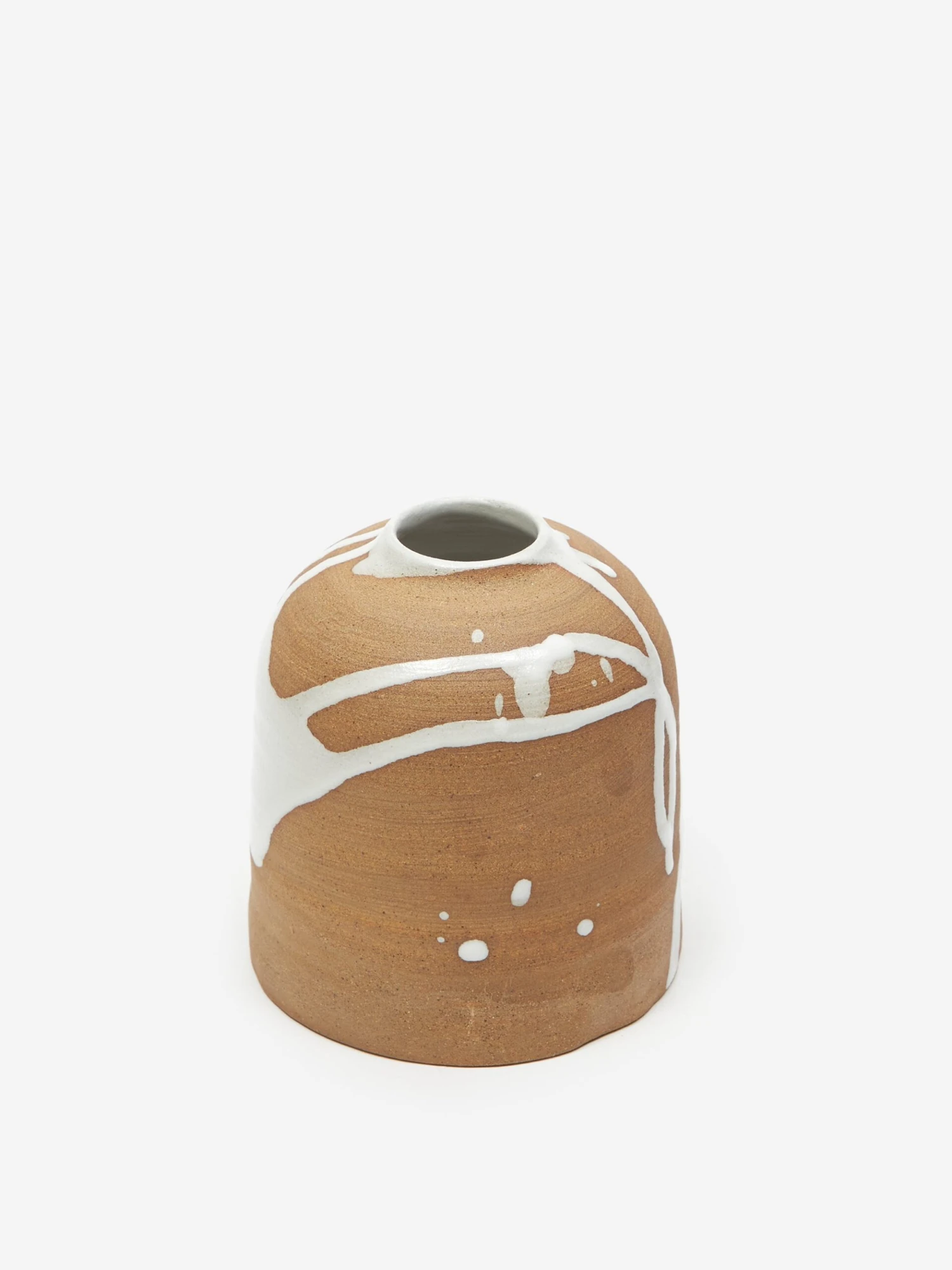 By.noo Handmade Bud Vase - White Drip 3 By.noo Handmade Bud Vase - White Drip