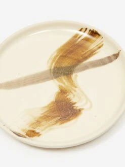 By.noo Handmade Trinket Dish - Brown Brushstroke -Quality Home Furnishings Store BY.NOO HANDMADE TRINKET DISH BROWN BRUSHSTROKE AW23 GOODHOOD 2