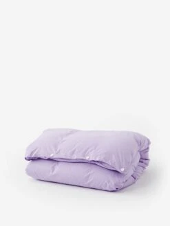 TEKLA Percale Double Duvet Cover 200cm X 200cm - Lavender