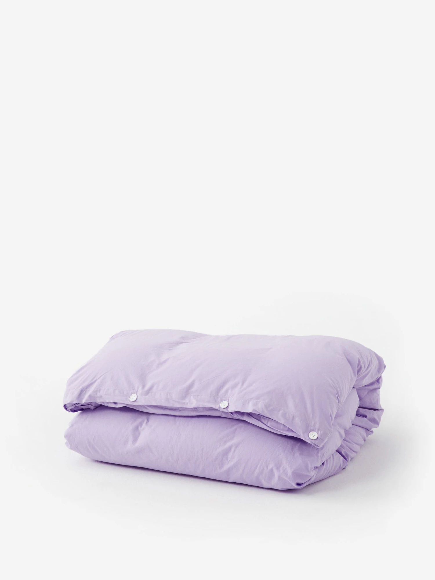 TEKLA Percale King Duvet Cover 220cm X 220cm - Lavender 3 TEKLA Percale King Duvet Cover 220cm X 220cm - Lavender