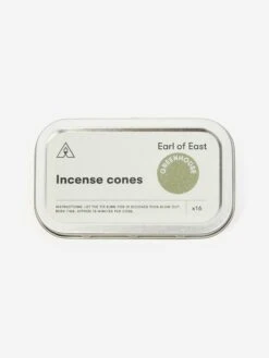 Earl Of East Incense Cones - Greenhouse -Quality Home Furnishings Store EARL OF EAST INCENSE CONES GREENHOUSE AW23 GOODHOOD 1