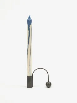 Ferm LIVING Balance Candle Holder - Black Brass -Quality Home Furnishings Store FERM LIVING BALANCE CANDLE HOLDER BLACK BRASS SS22 GOODHOOD 123435