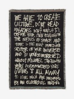 Goods By Goodhood Lifestore Art Throw - Create Culture Print