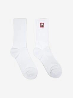 Have A Good Time Frame Sock - White