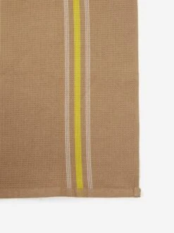 HAY Canteen Tea Towel - Beige And Yellow -Quality Home Furnishings Store HAY CANTEEN TEA TOWEL BEIGE AND YELLOW AW23 GOODHOOD 1