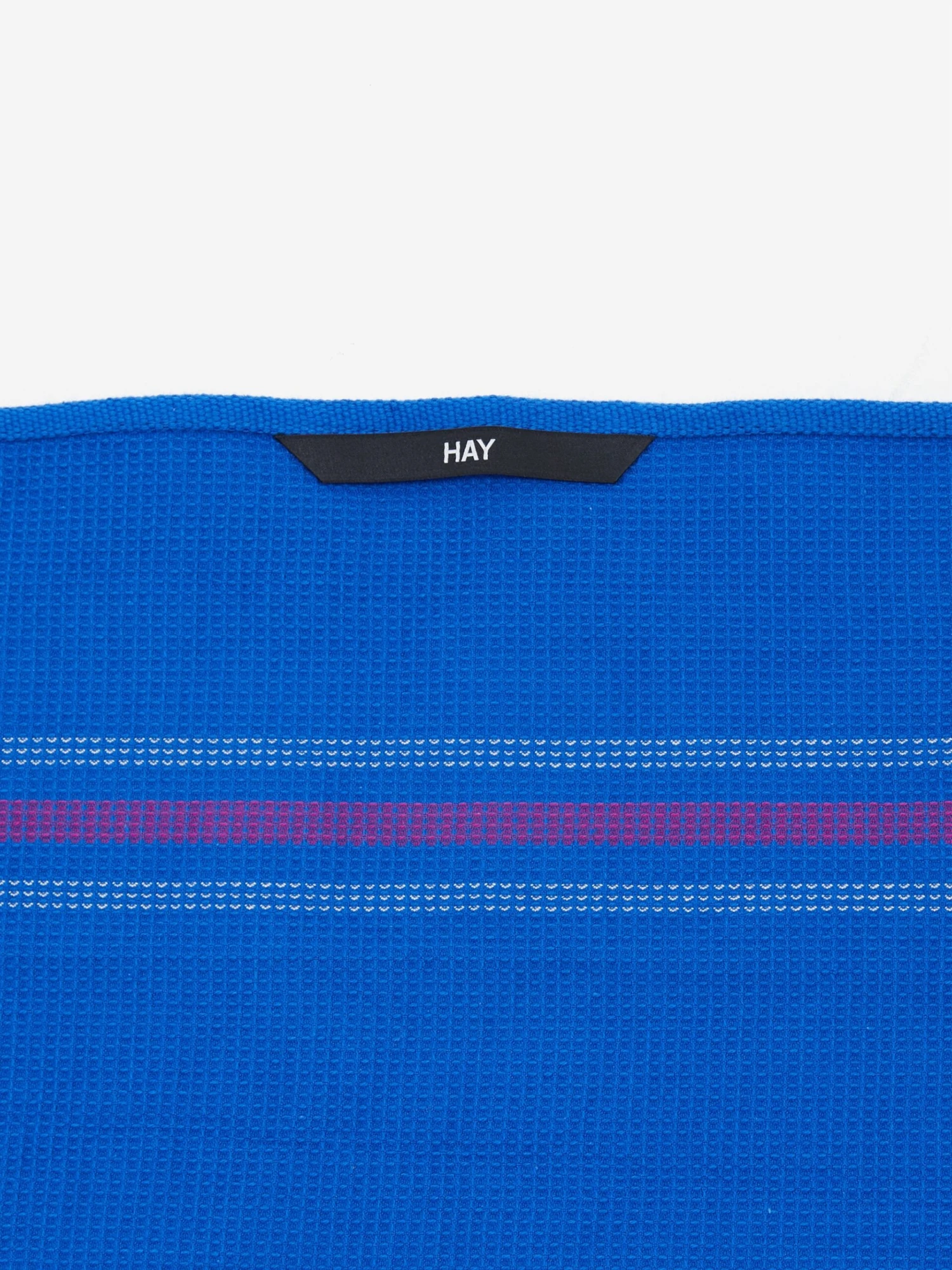 HAY Canteen Tea Towel - Blue And Fuchsia 4 HAY Canteen Tea Towel - Blue And Fuchsia - Image 2